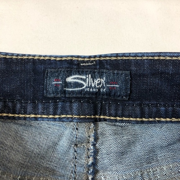 Silver Jeans Co. Cotton Blend Blue Wash MidRise Straight Leg Jeans W30 / L30 - Picture 8 of 16